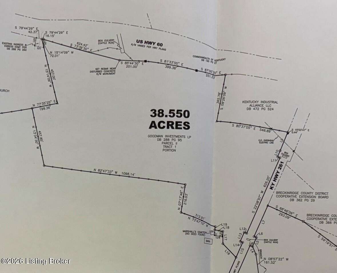38.6 Acres of Land for Sale in Hardinsburg, Kentucky