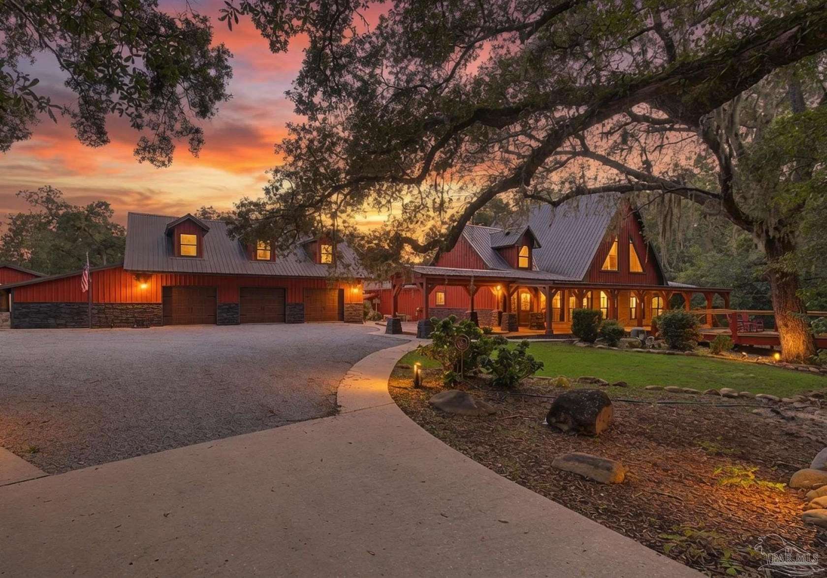 1.7 Acres of Land with Home for Sale in Milton, Florida