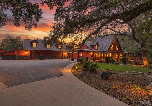 1.7 Acres of Land with Home for Sale in Milton, Florida