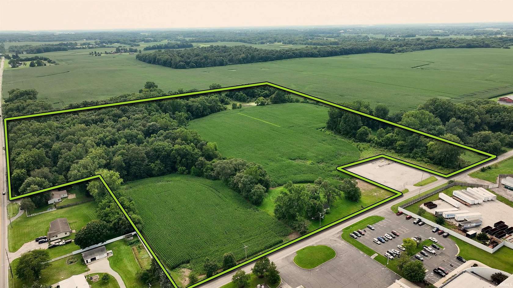 35.7 Acres of Agricultural Land for Sale in Warsaw, Indiana