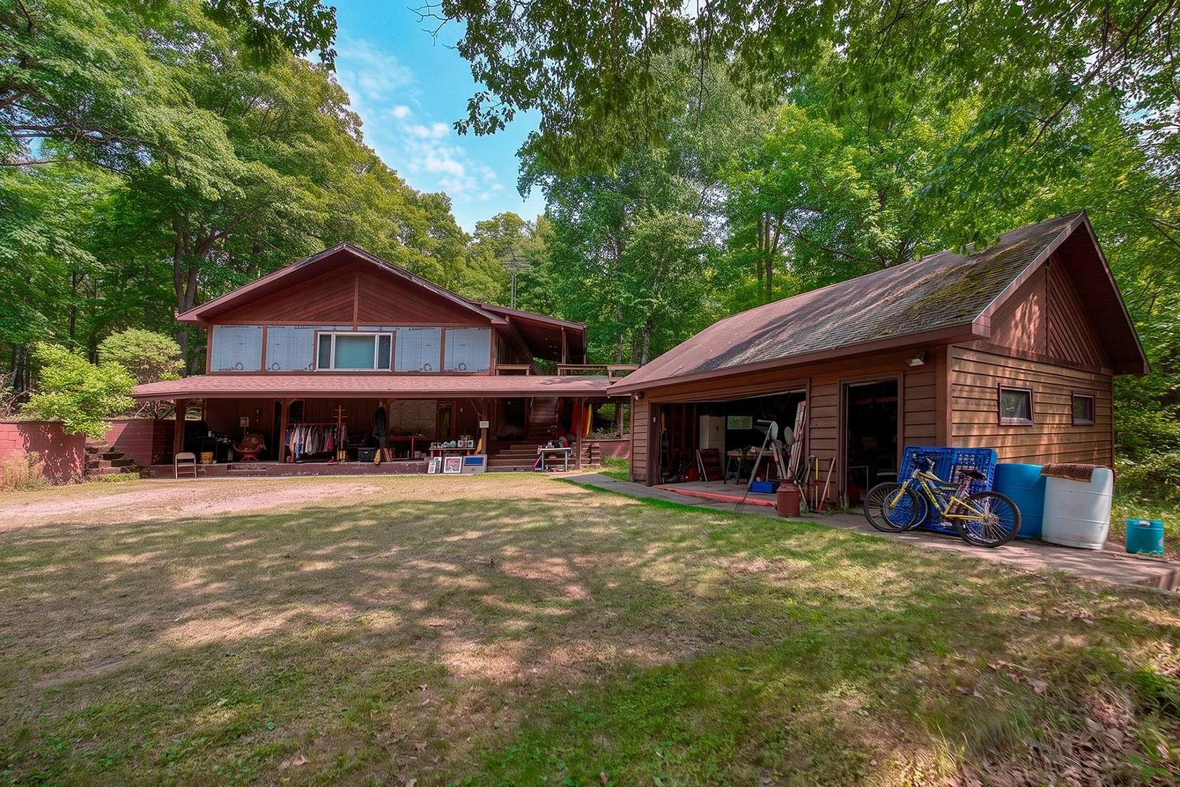 3.28 Acres of Land with Home for Sale in Rhinelander, Wisconsin