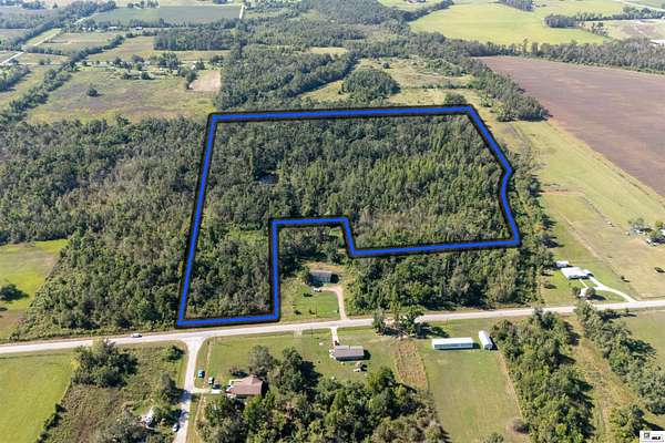 21.9 Acres of Recreational & Residential Land for Sale in Rayville, Louisiana