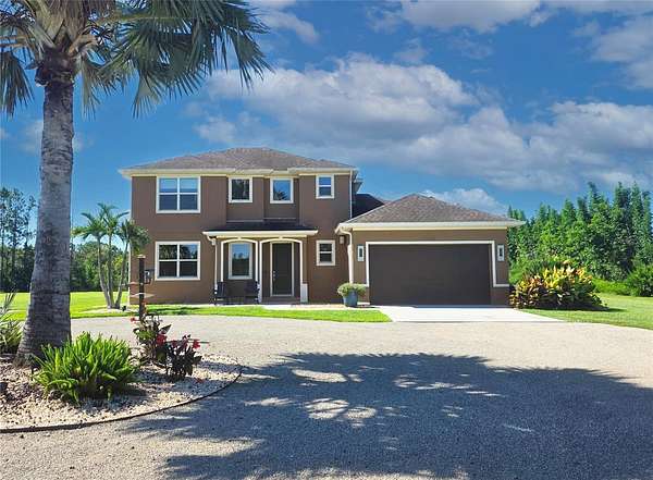 4.55 Acres of Land with Home for Sale in Myakka City, Florida