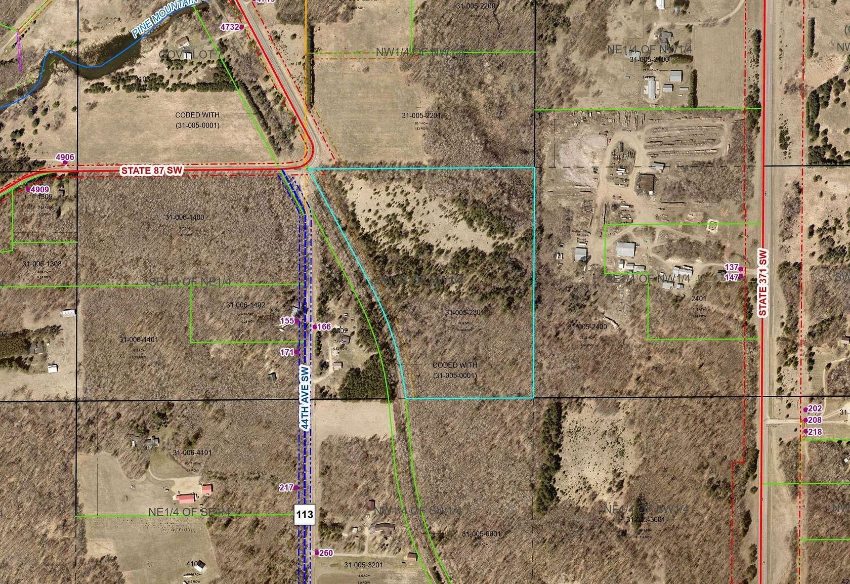 29.3 Acres of Land for Sale in Backus, Minnesota