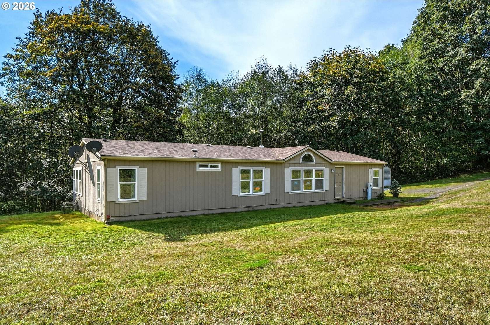 7 Acres of Land with Home for Sale in Ariel, Washington