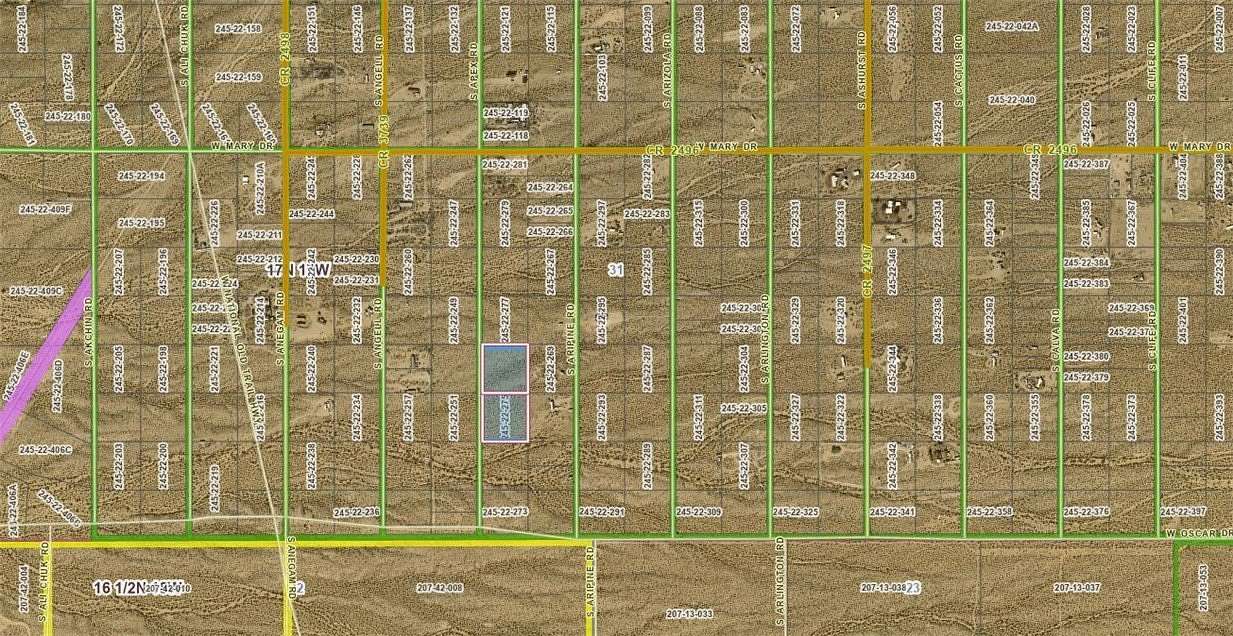 4.7 Acres of Residential Land for Sale in Yucca, Arizona
