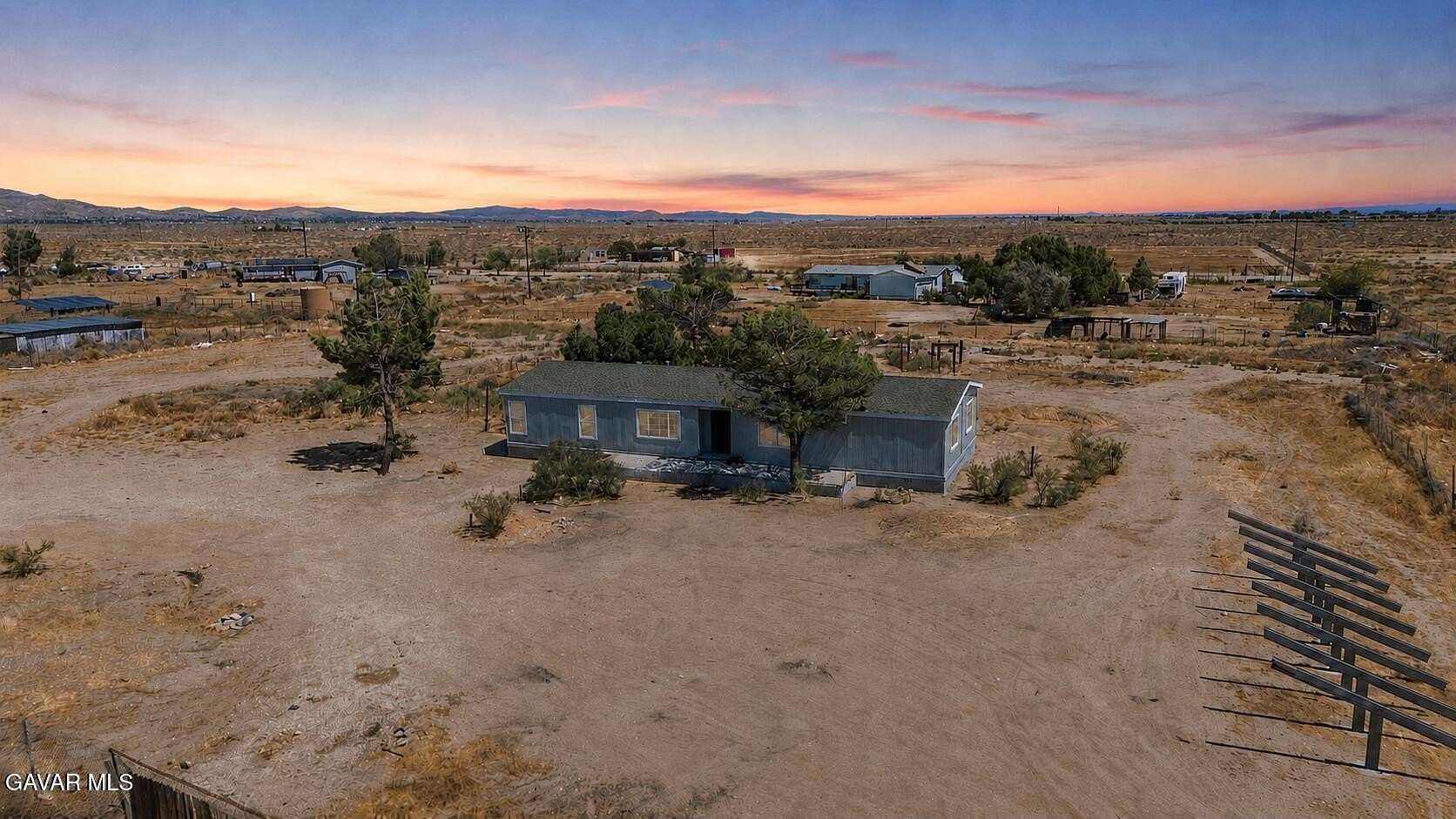 2.5 Acres of Land with Home for Sale in Rosamond, California
