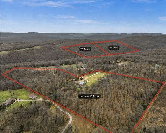 20 Acres of Recreational & Residential Land for Sale in West Fork, Arkansas