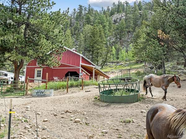 7 Acres of Land with Home for Sale in Estes Park, Colorado