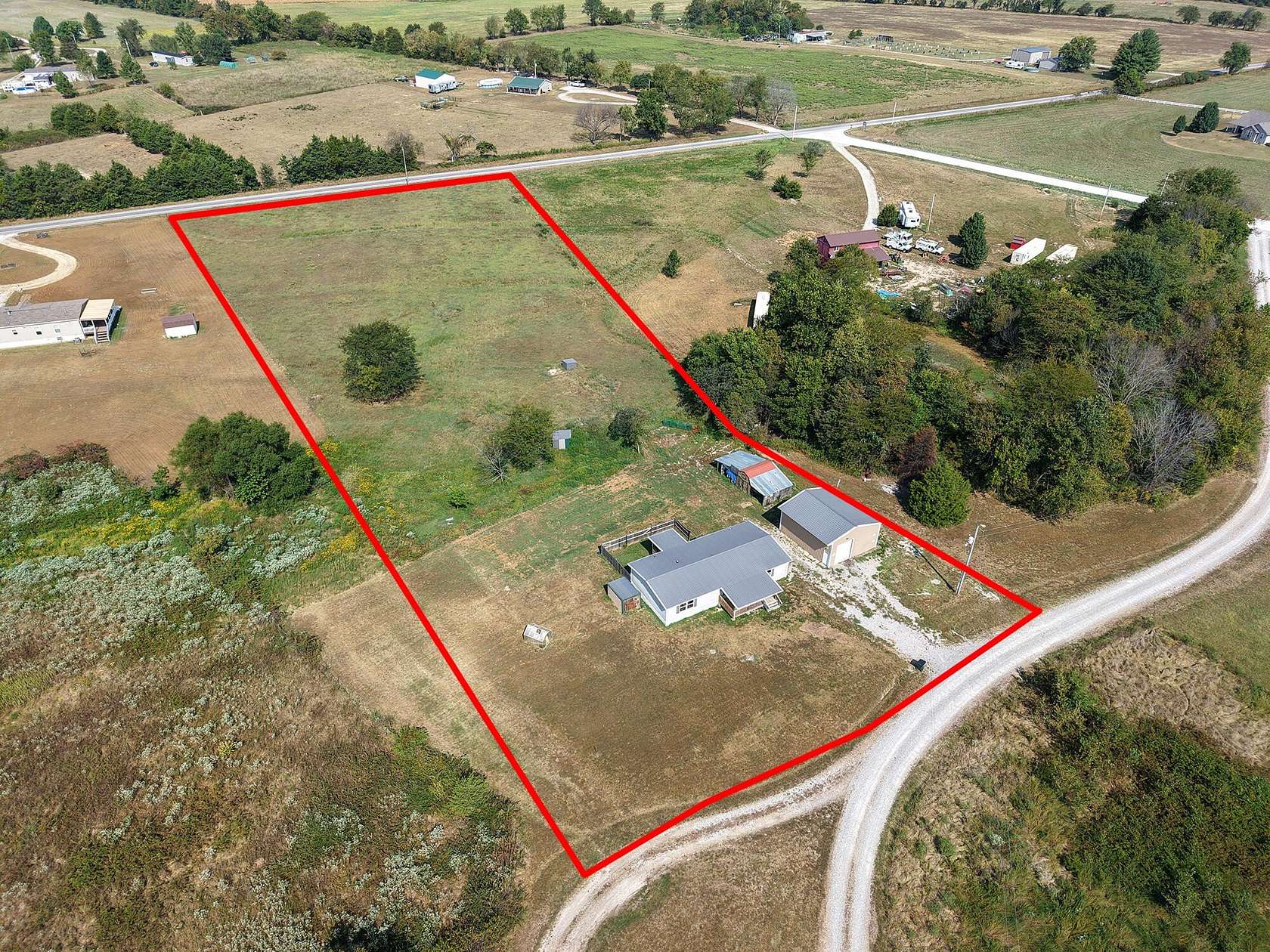 3 Acres of Land with Home for Sale in Conway, Missouri