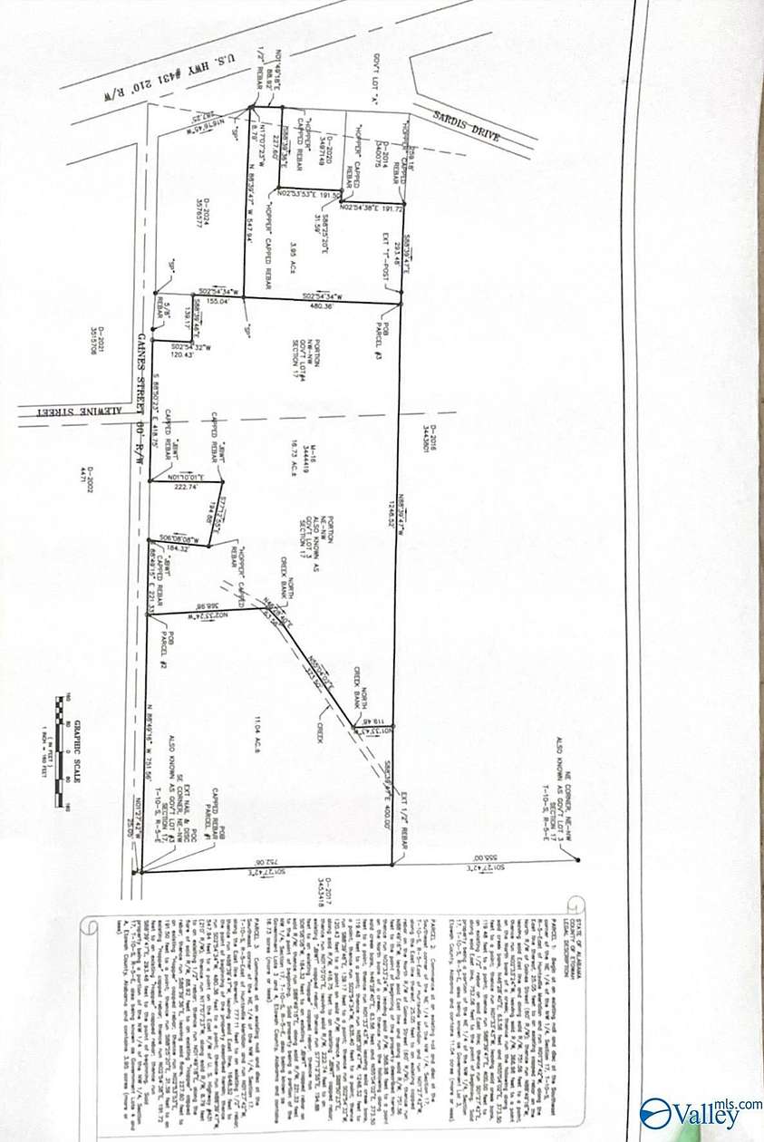 16.7 Acres of Land for Sale in Boaz, Alabama