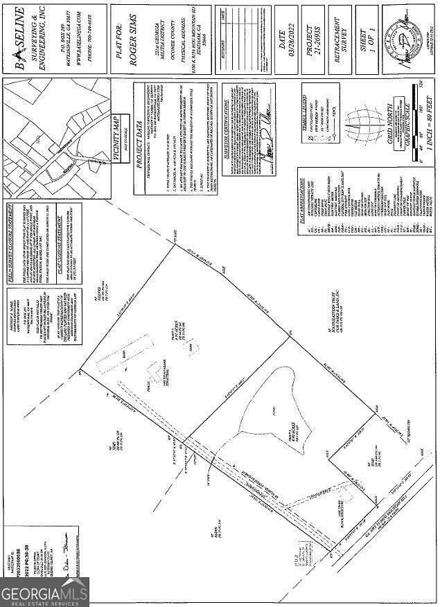 5 Acres of Residential Land for Sale in Watkinsville, Georgia