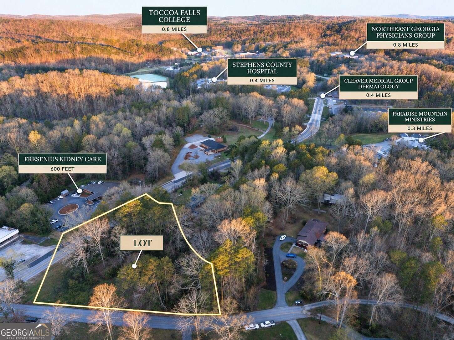 1.43 Acres of Land for Sale in Toccoa, Georgia