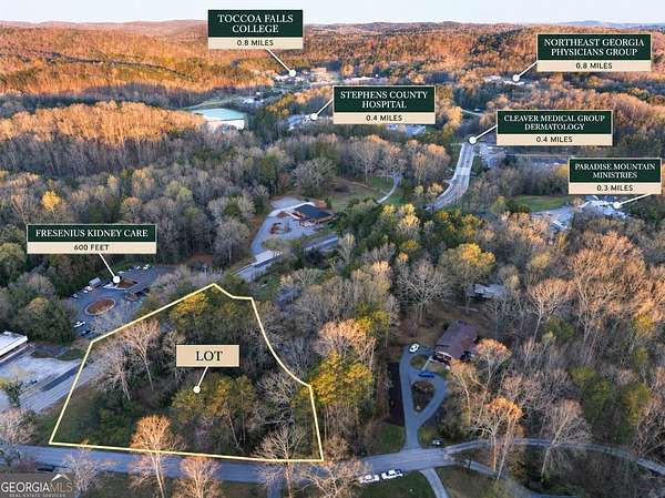 1.43 Acres of Land for Sale in Toccoa, Georgia