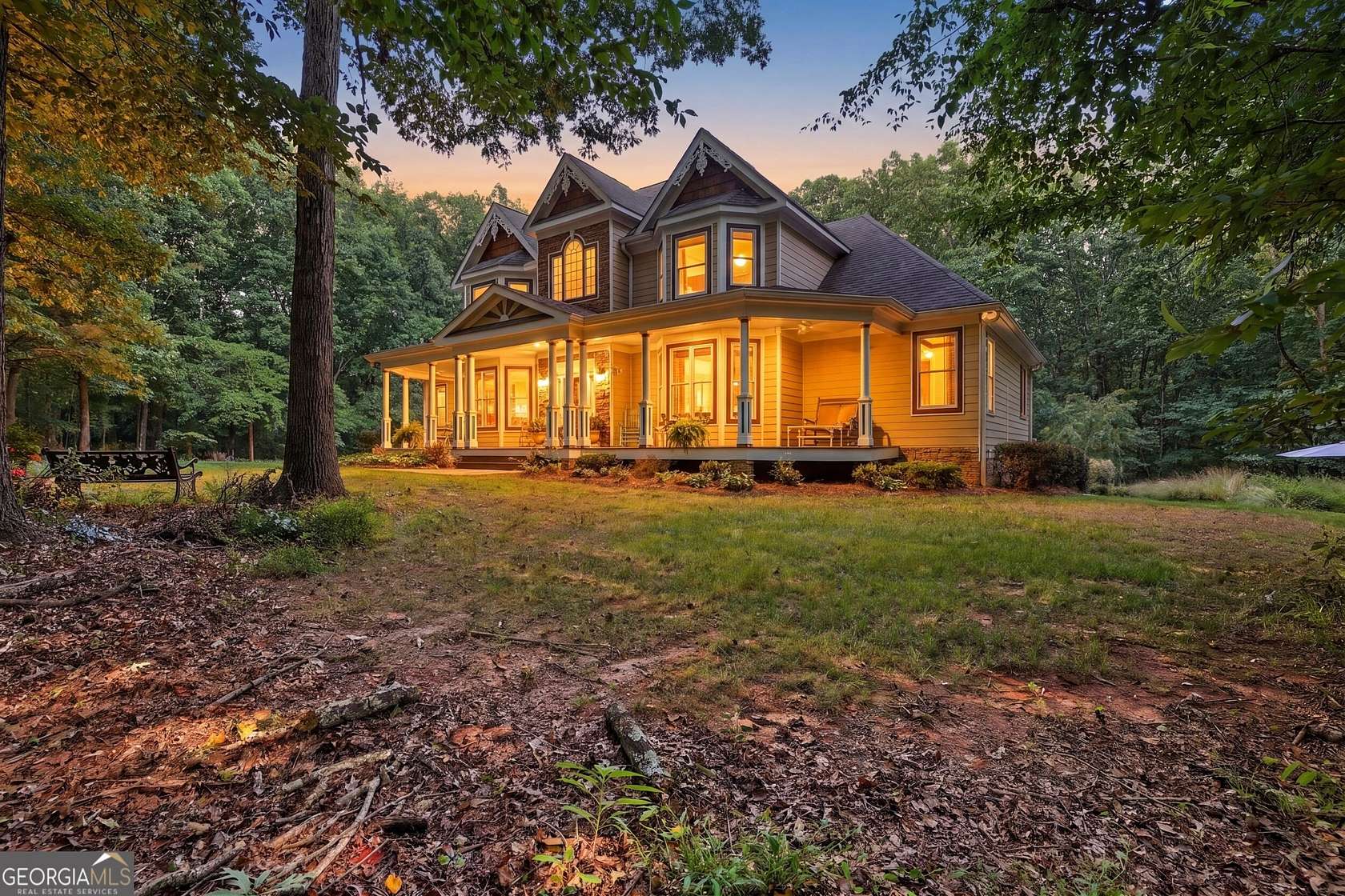 18.2 Acres of Recreational Land with Home for Sale in Jefferson, Georgia