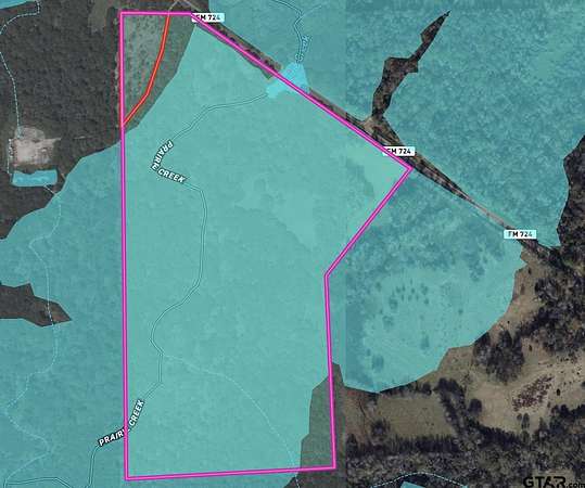 70 Acres of Recreational & Residential Land for Sale in Tyler, Texas