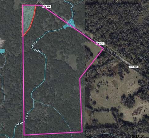 70 Acres of Recreational & Residential Land for Sale in Tyler, Texas