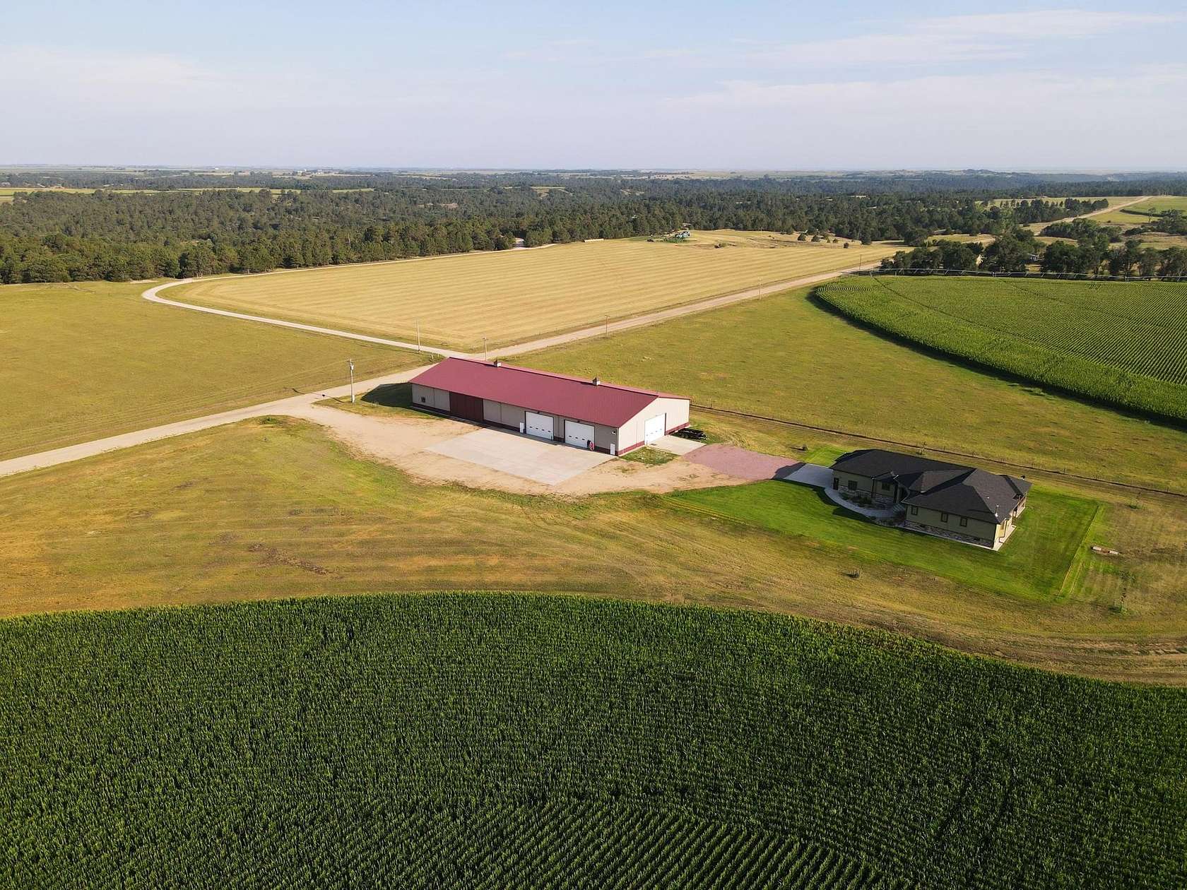 6.56 Acres of Land with Home for Sale in Long Pine, Nebraska