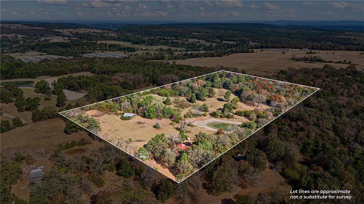 20 Acres of Land with Home for Sale in Ozark, Arkansas