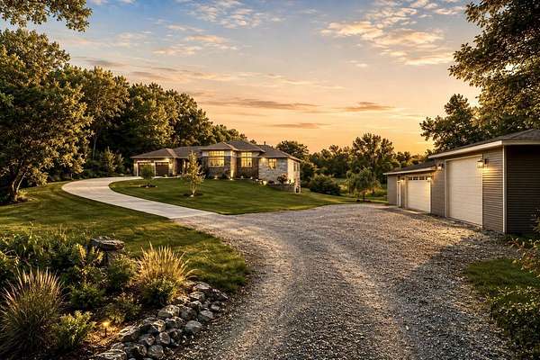 2.47 Acres of Land with Home for Sale in Crown Point, Indiana