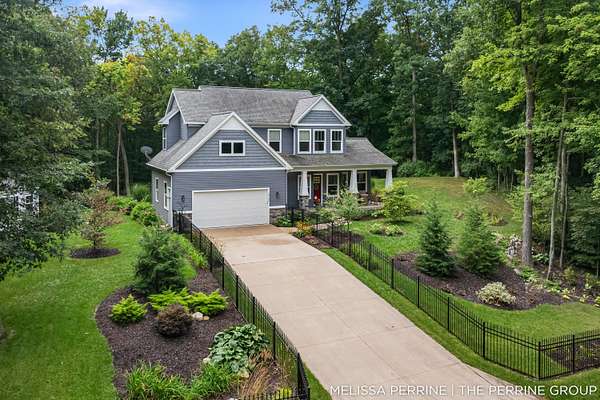 5.9 Acres of Land with Home for Sale in Lowell, Michigan