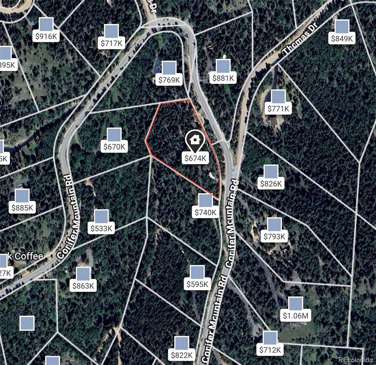 2 Acres of Land with Home for Sale in Conifer, Colorado