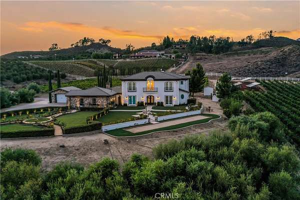 9.6 Acres of Land with Home for Sale in Temecula, California