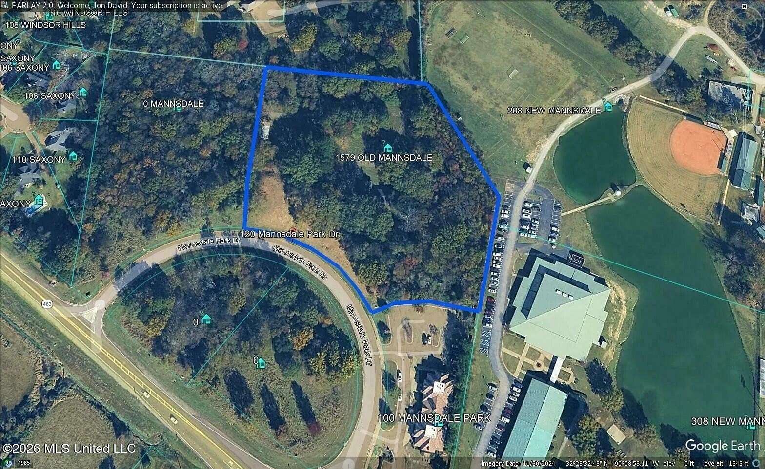 5.5 Acres of Commercial Land for Sale in Madison, Mississippi