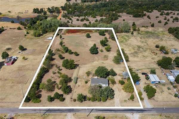 5 Acres of Land with Home for Sale in Blanchard, Oklahoma