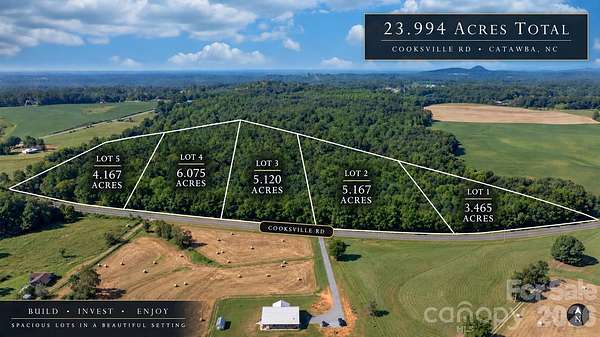 4.17 Acres of Residential Land for Sale in Vale, North Carolina