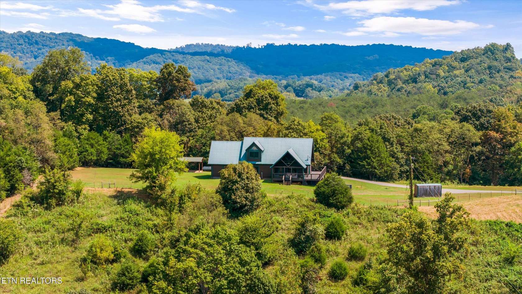 49.3 Acres of Land with Home for Sale in Blaine, Tennessee