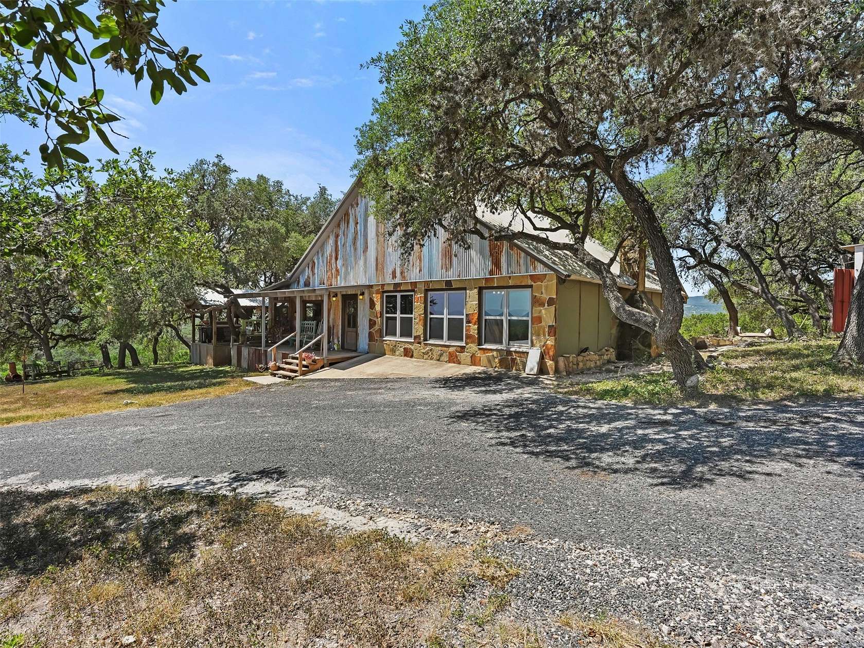 8.79 Acres of Land with Home for Sale in Leakey, Texas