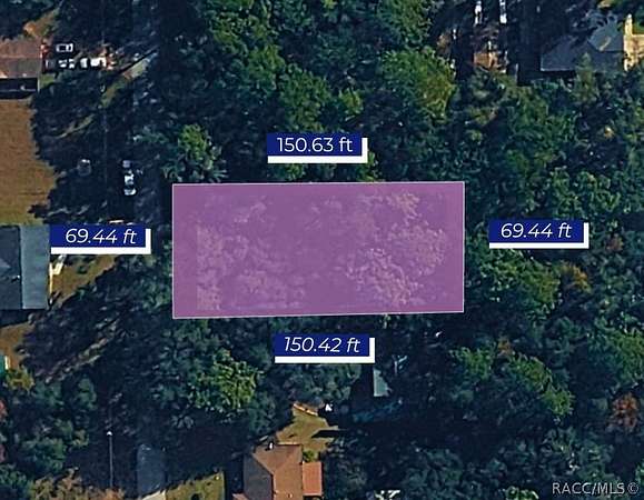 0.25 Acres of Residential Land for Sale in Dunnellon, Florida