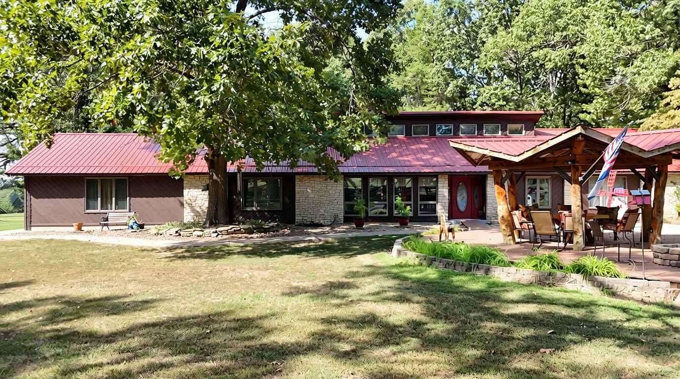 7.59 Acres of Land with Home for Sale in Golden, Missouri