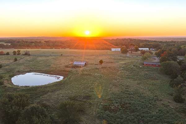 20 Acres of Recreational Land with Home for Sale in Stuart, Oklahoma
