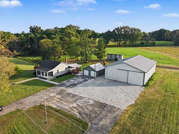 6.2 Acres of Land with Home for Sale in Moores Hill, Indiana