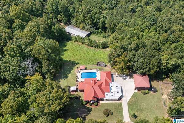 40 Acres of Land with Home for Sale in Odenville, Alabama