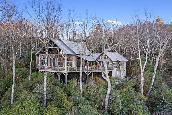 5.1 Acres of Land with Home for Sale in Lake Toxaway, North Carolina