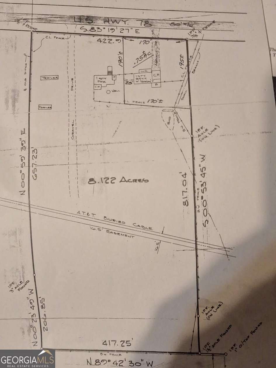 8.1 Acres of Land with Home for Sale in Villa Rica, Georgia