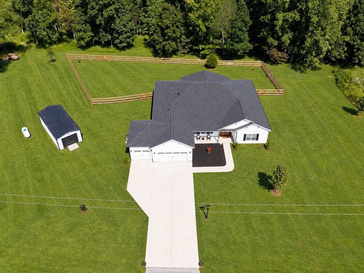 5 Acres of Land with Home for Sale in Bon Aqua, Tennessee