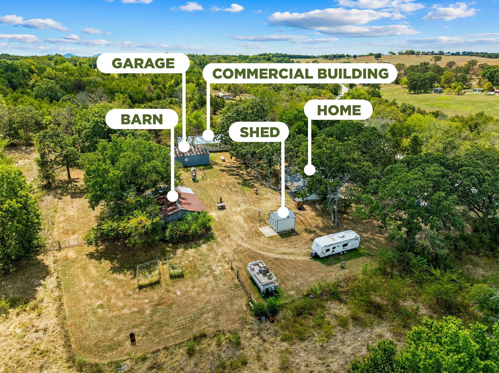 10.3 Acres of Improved Land for Sale in Shell Knob, Missouri