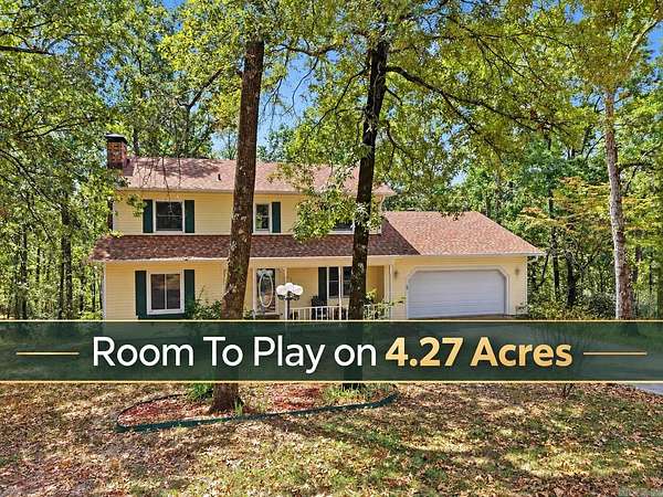 4.27 Acres of Land with Home for Sale in Hot Springs, Arkansas