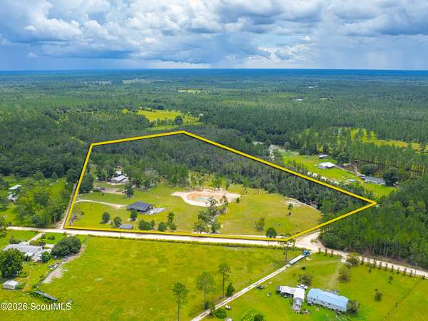 19.9 Acres of Land with Home for Sale in Hortense, Georgia
