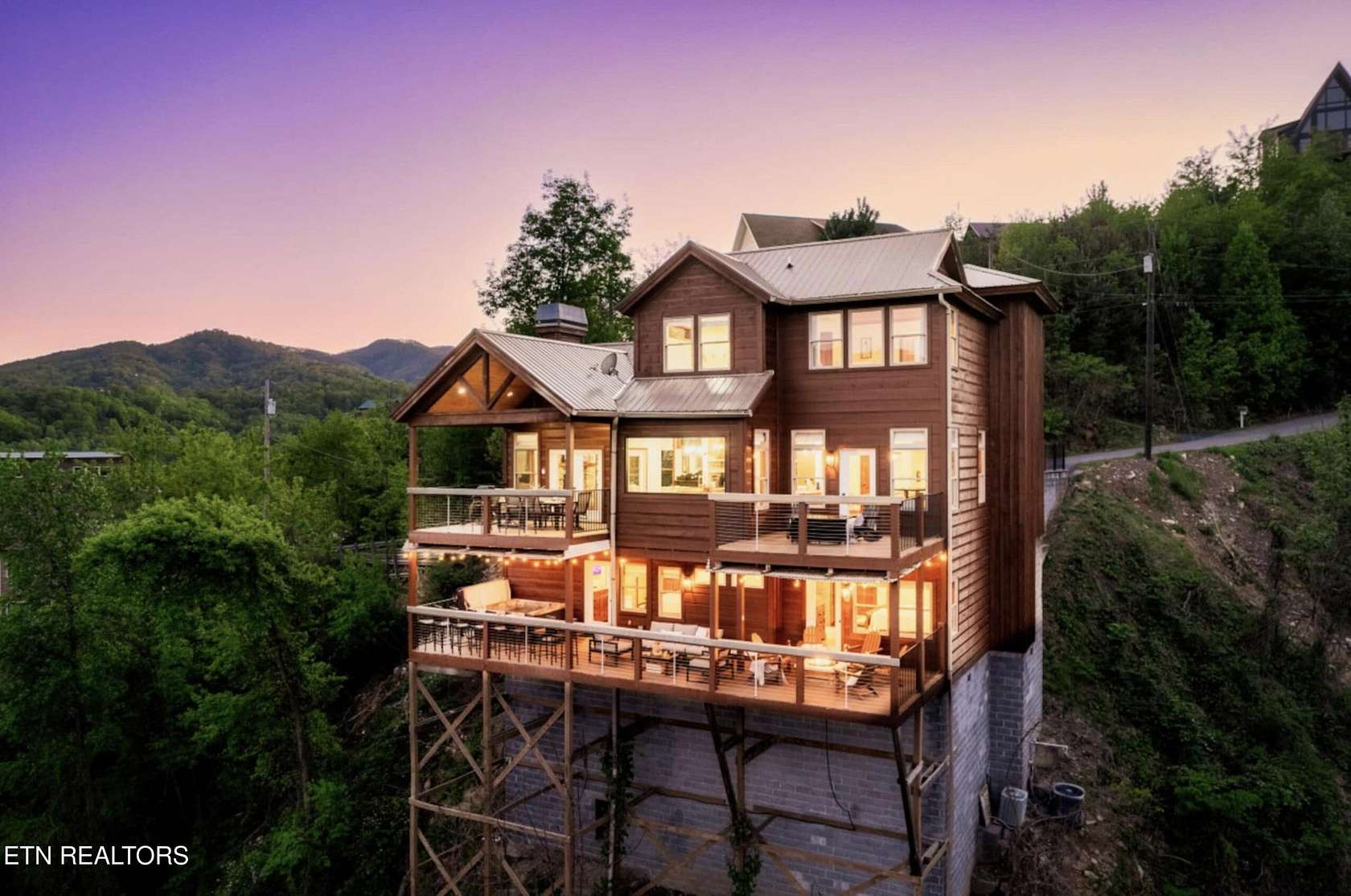 1.63 Acres of Land with Home for Sale in Gatlinburg, Tennessee