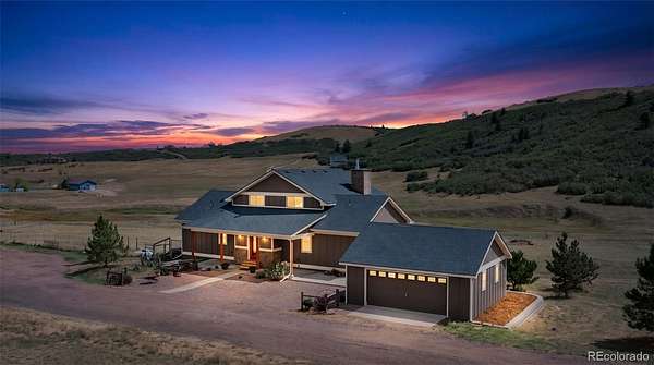 35 Acres of Land with Home for Sale in Larkspur, Colorado