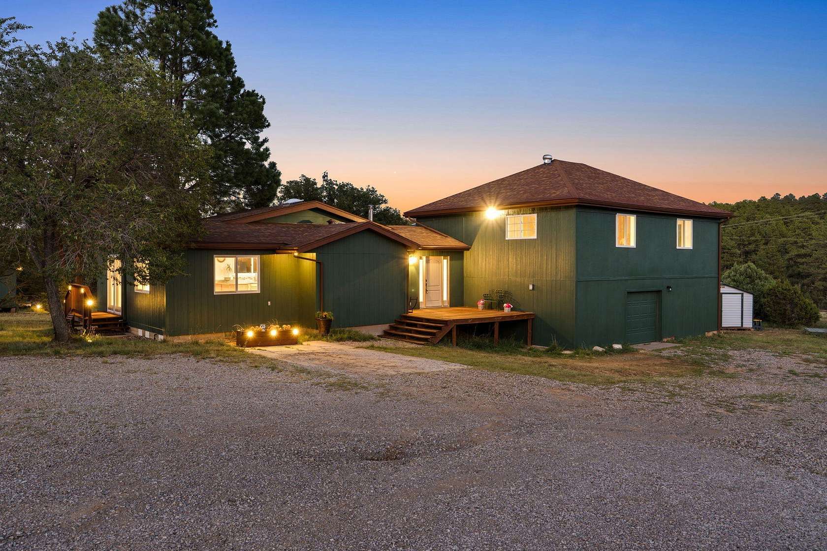 2 Acres of Land with Home for Sale in Tijeras, New Mexico