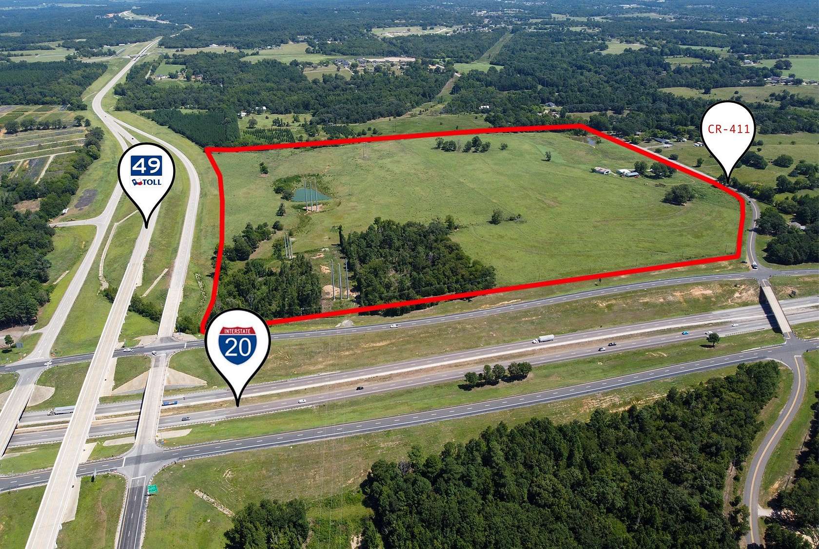 60 Acres of Land for Sale in Tyler, Texas