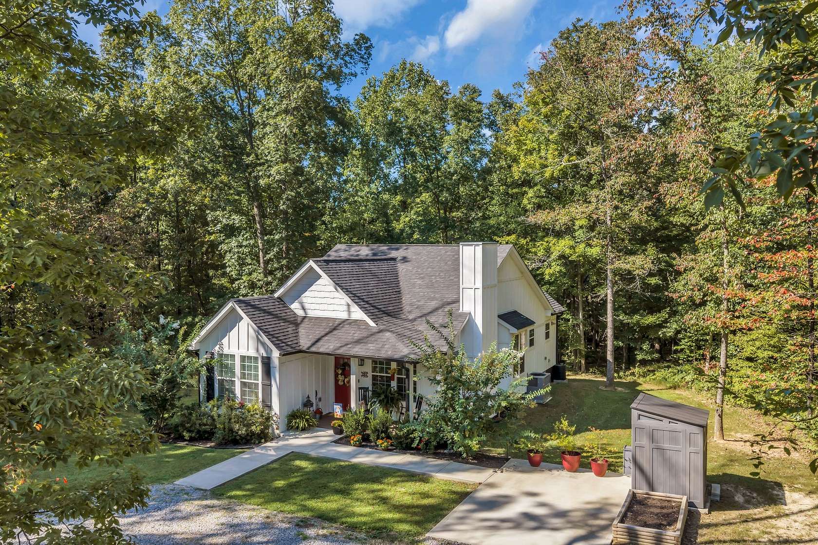 5.7 Acres of Land with Home for Sale in Vanleer, Tennessee