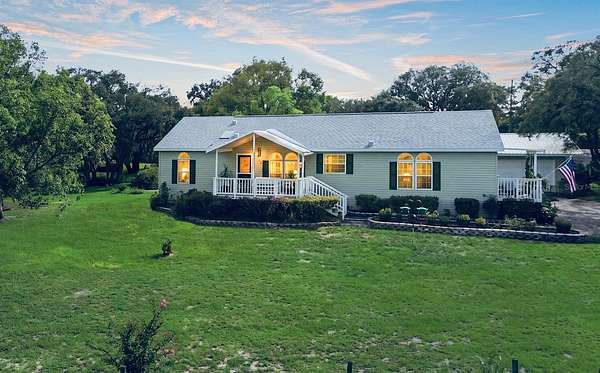 9.57 Acres of Land with Home for Sale in Dunnellon, Florida