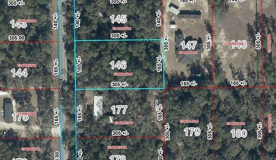 1.25 Acres of Land for Sale in Bronson, Florida
